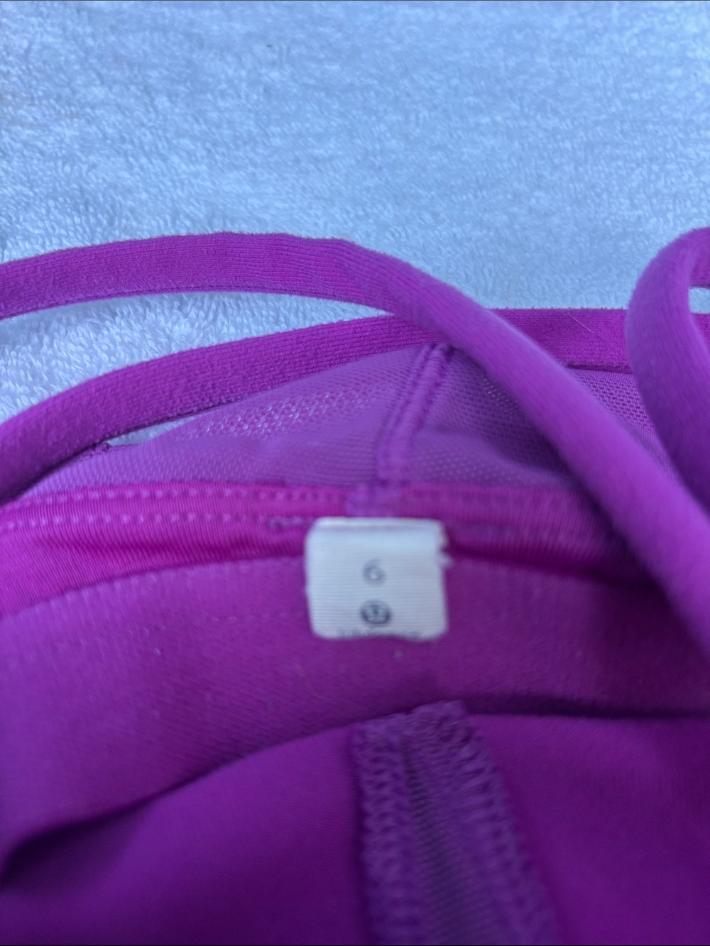 Lululemon Purple Strappy Athletic Dress - Picture 3 of 3